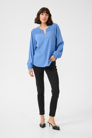 Kaffe Blouse 'KALinda' in Blauw