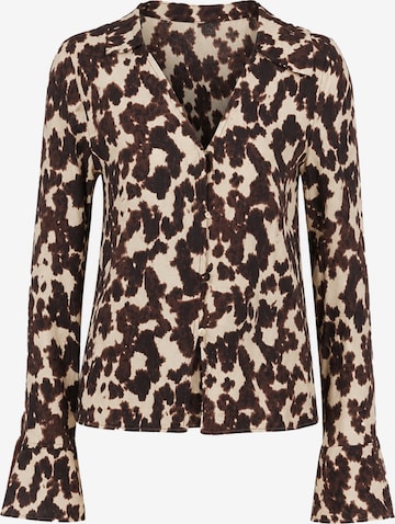 BRAVE SOUL Top in Braun: Vorderseite
