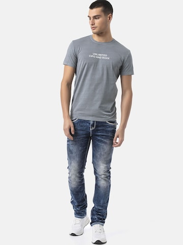 CIPO & BAXX Shirt 'CT827' in Grey