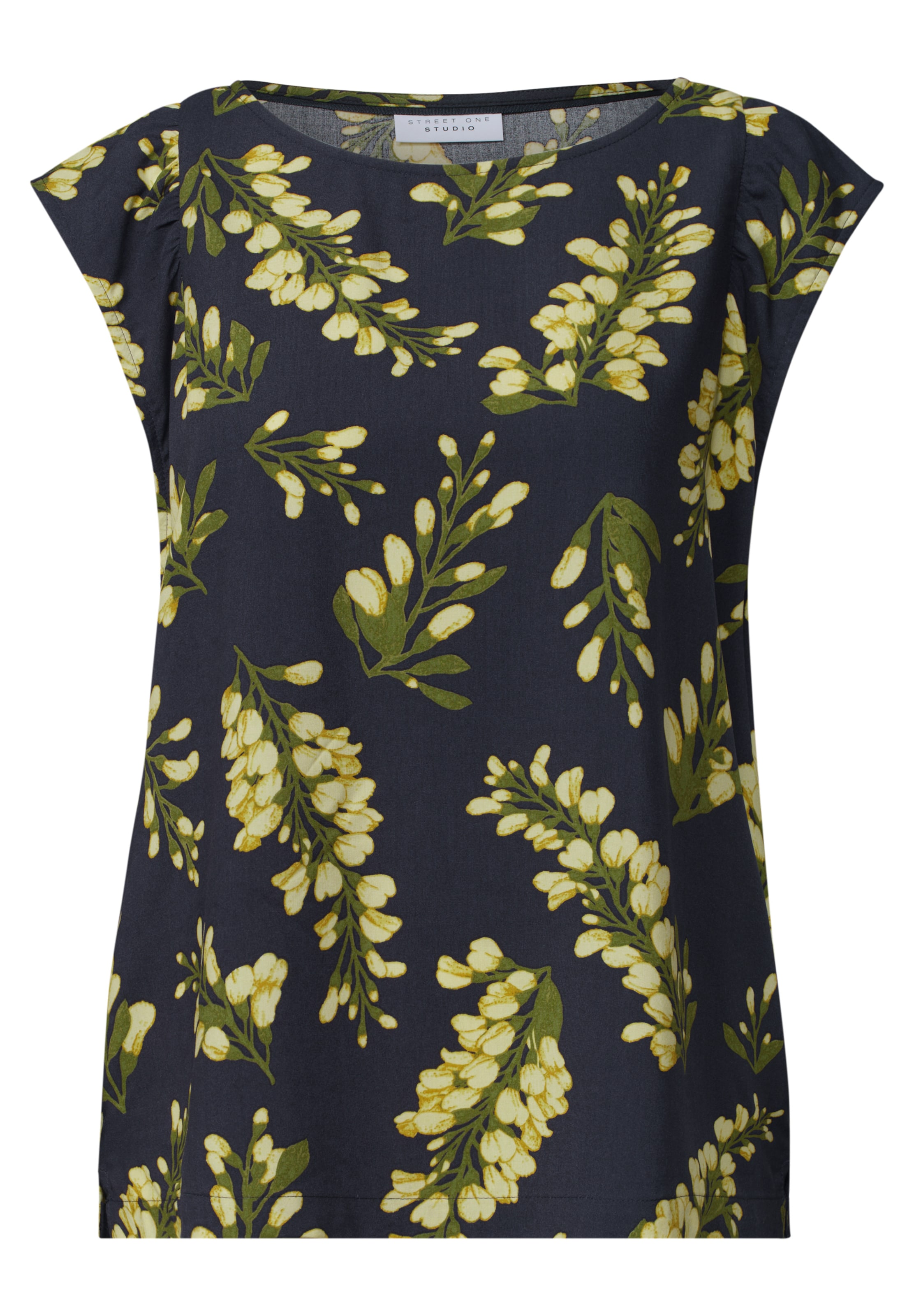 Street One Studio Blouse in Blue: front