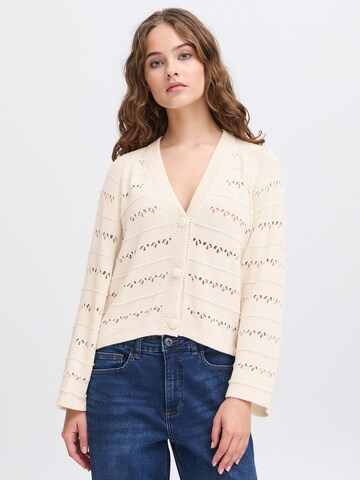 Giacchetta 'IHLALUHA' di ICHI in beige: frontale