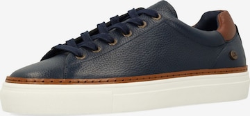 Baskets basses no stress en bleu : devant