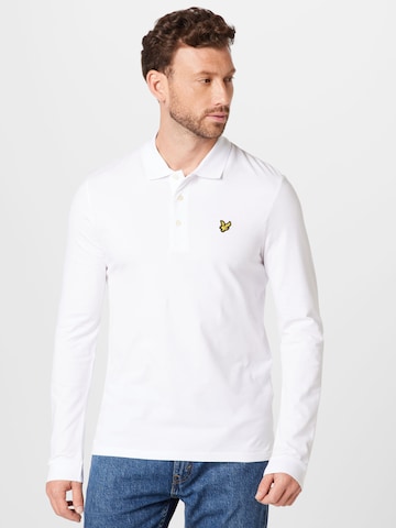 balts Lyle & Scott T-Krekls: no priekšpuses