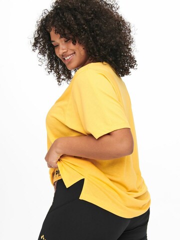 Only Play Curvy Performance Shirt in Yellow