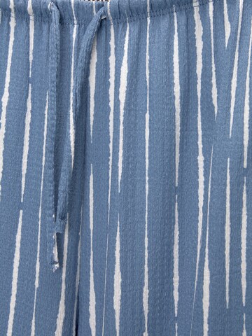 Pull&Bear Loosefit Broek in Blauw