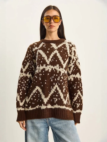 Pull-over 'Pullover' Bianco Lucci en marron