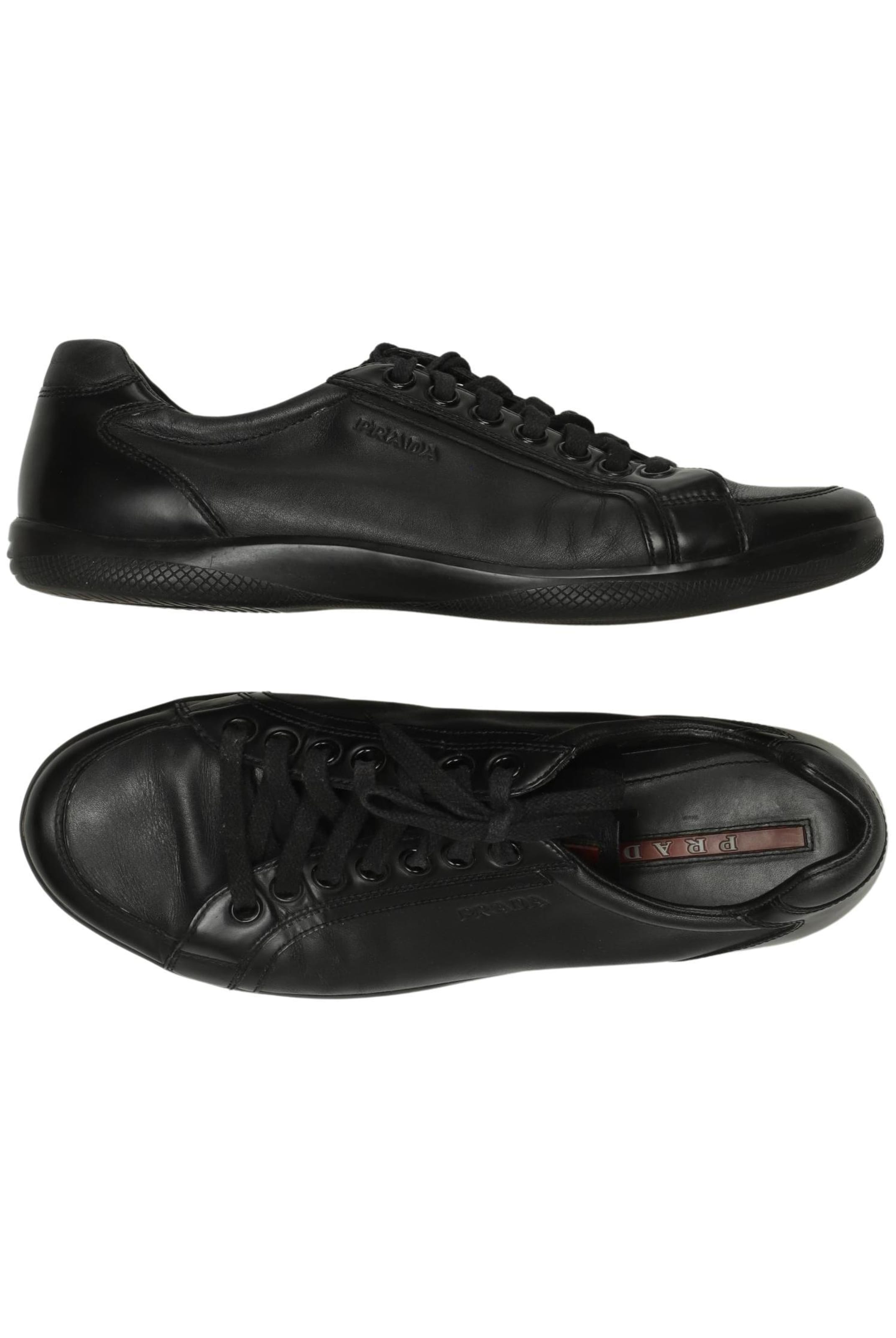 PRADA Flats & Loafers in 41 in Black: front