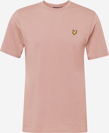 Lyle & Scott Tričko – pink: přední strana