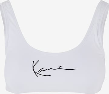 Karl Kani Bikinitop in Wit: voorkant