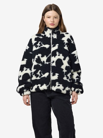 Noisy may Fleece jacket 'NMLUCA' in Black: front