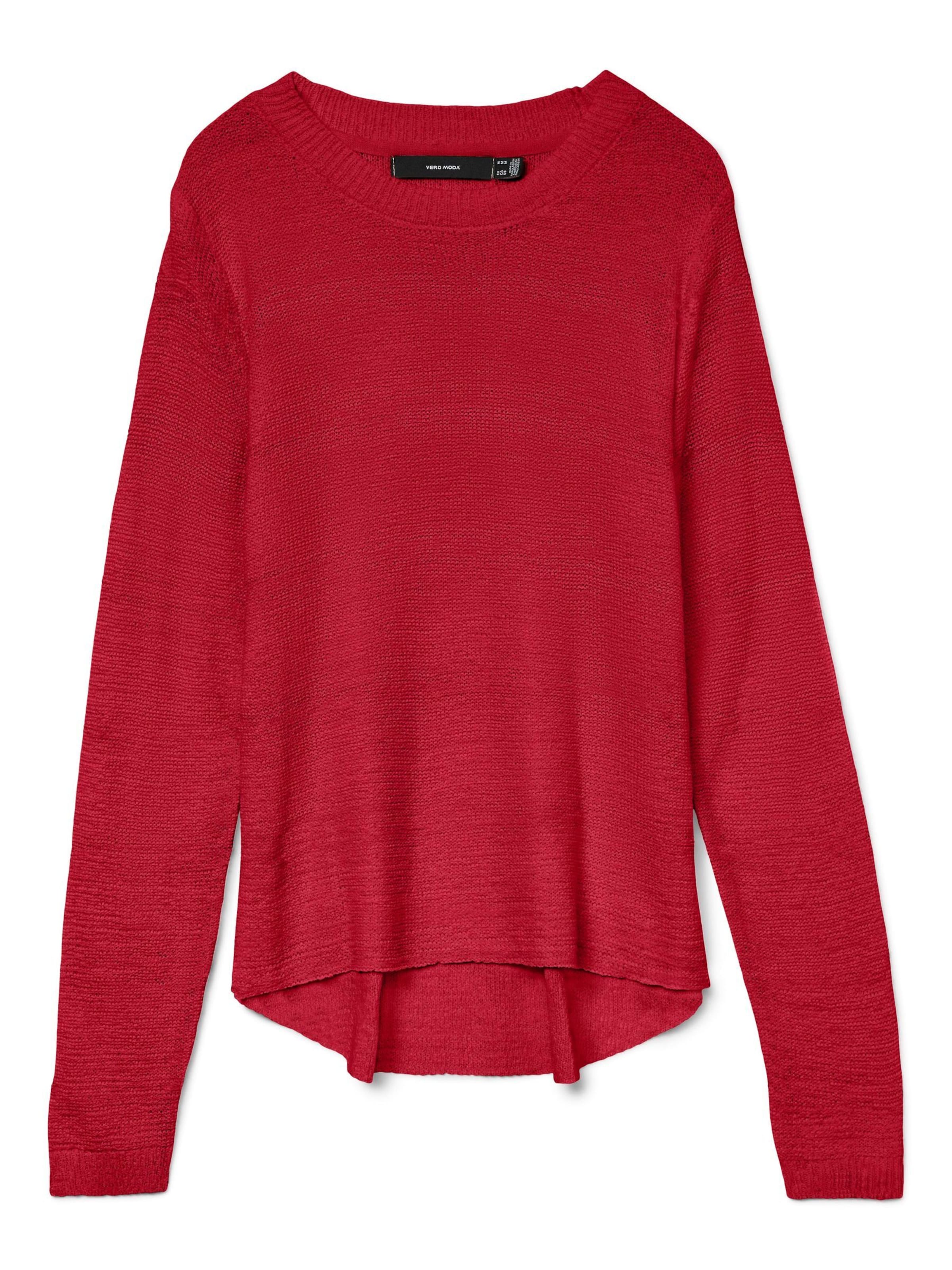 VERO MODA Trui 'VMNuevocharity' in Rood: voorkant