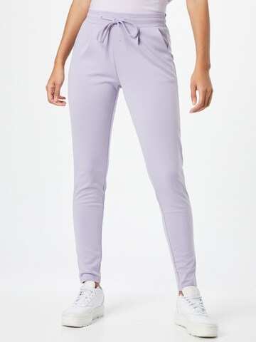 ICHI Slim fit Pants 'KATE' in Purple: front