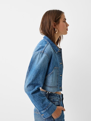 Veste mi-saison Bershka en bleu