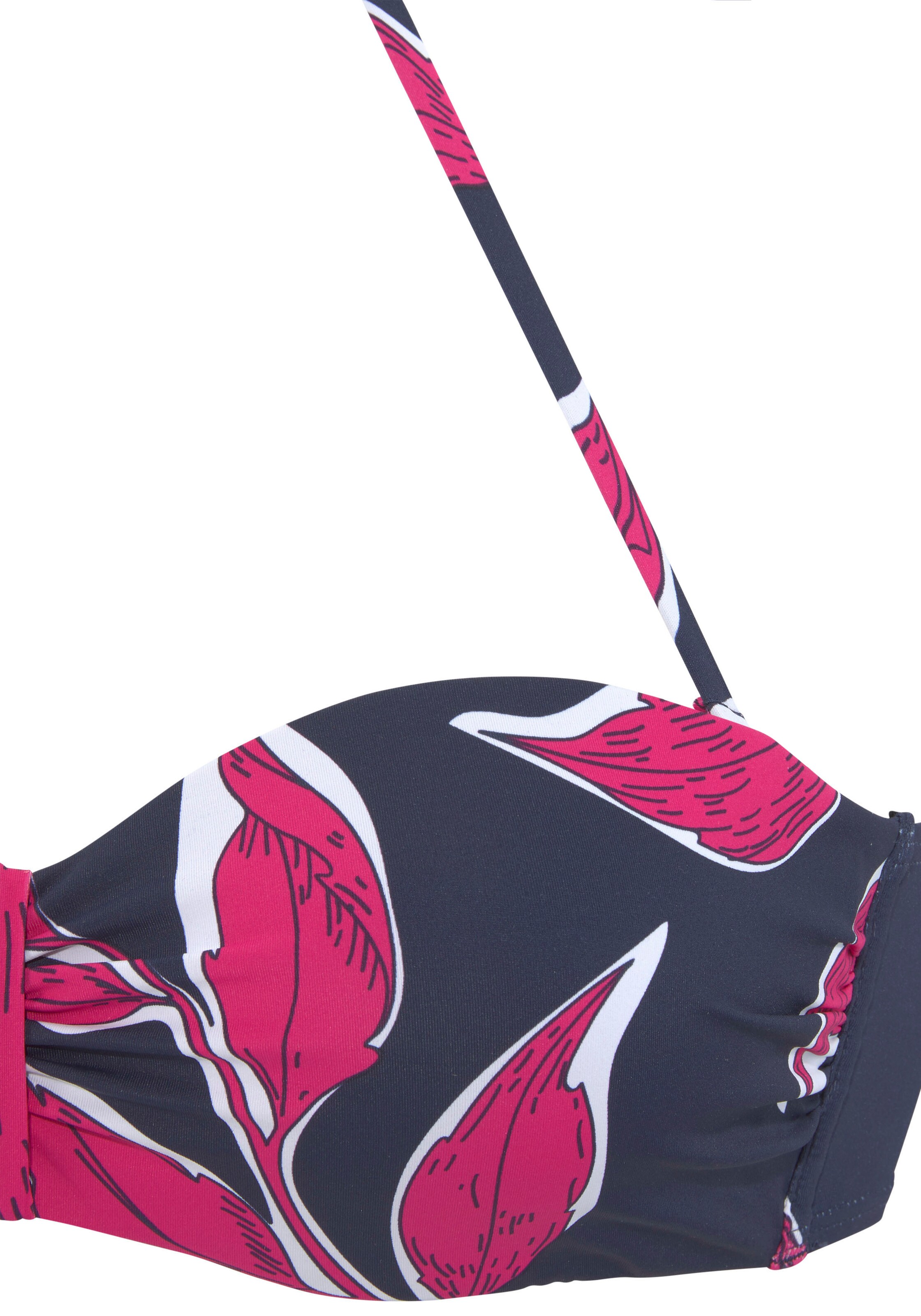 LASCANA Balconette Bikinitop in Blau