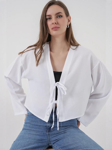 Chemisier Bigdart en blanc : devant