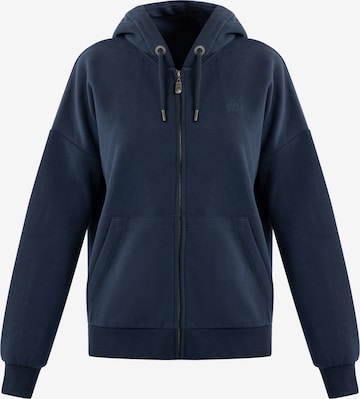 DreiMaster Vintage Sweat jacket 'Idem' in Blue: front