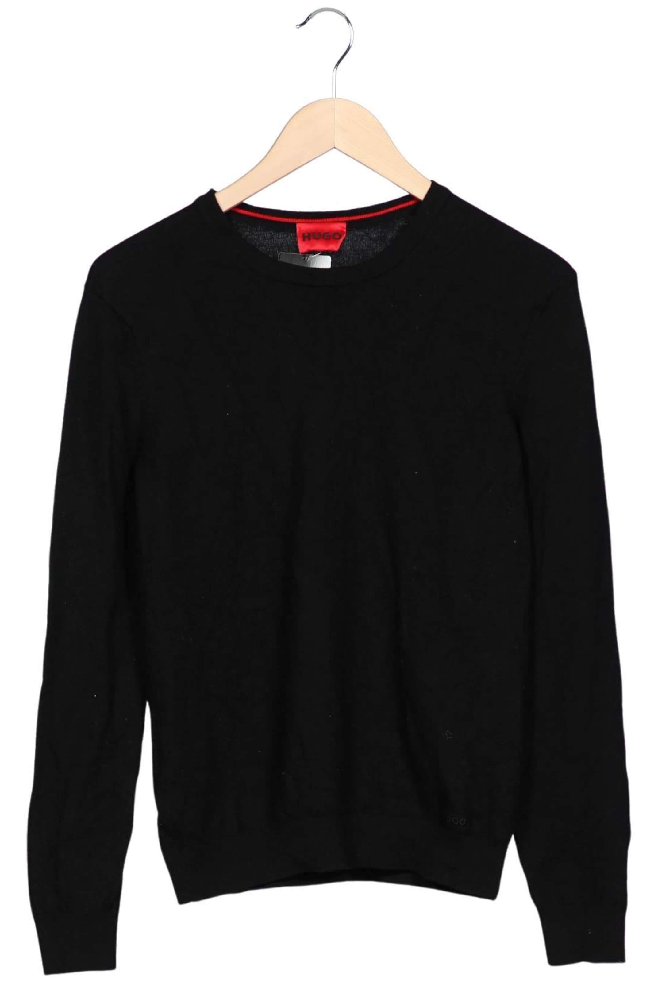 HUGO Pullover M in Schwarz: Vorderseite