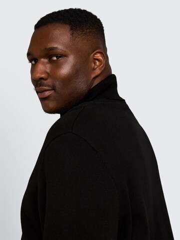 TOM TAILOR Men + Sweater in Black