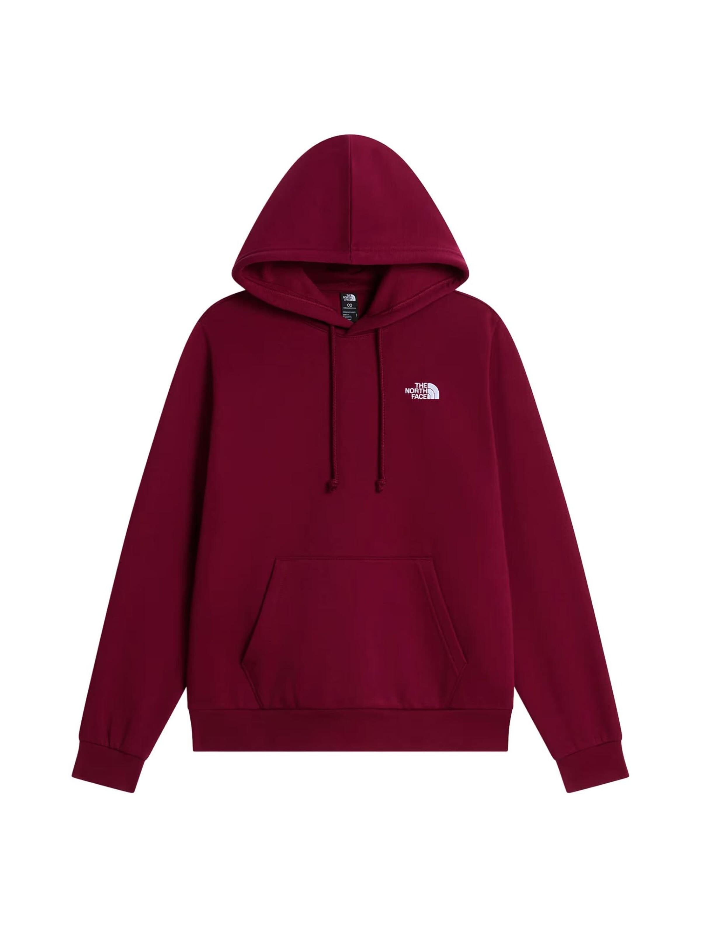 Felpa 'THE NORTH FACE W EVO SD REG HOODIE Maglieria' in L THE NORTH FACE di colore rosso scuro, Visualizzazione prodotti