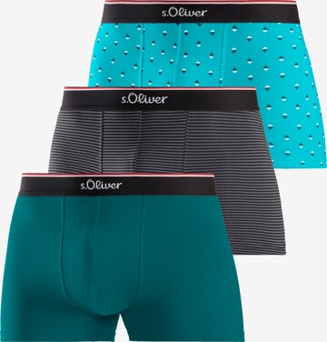 Boxers s.Oliver en bleu : devant