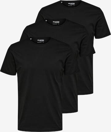 SELECTED HOMME T-Shirt 'Axel' in Schwarz: predná strana