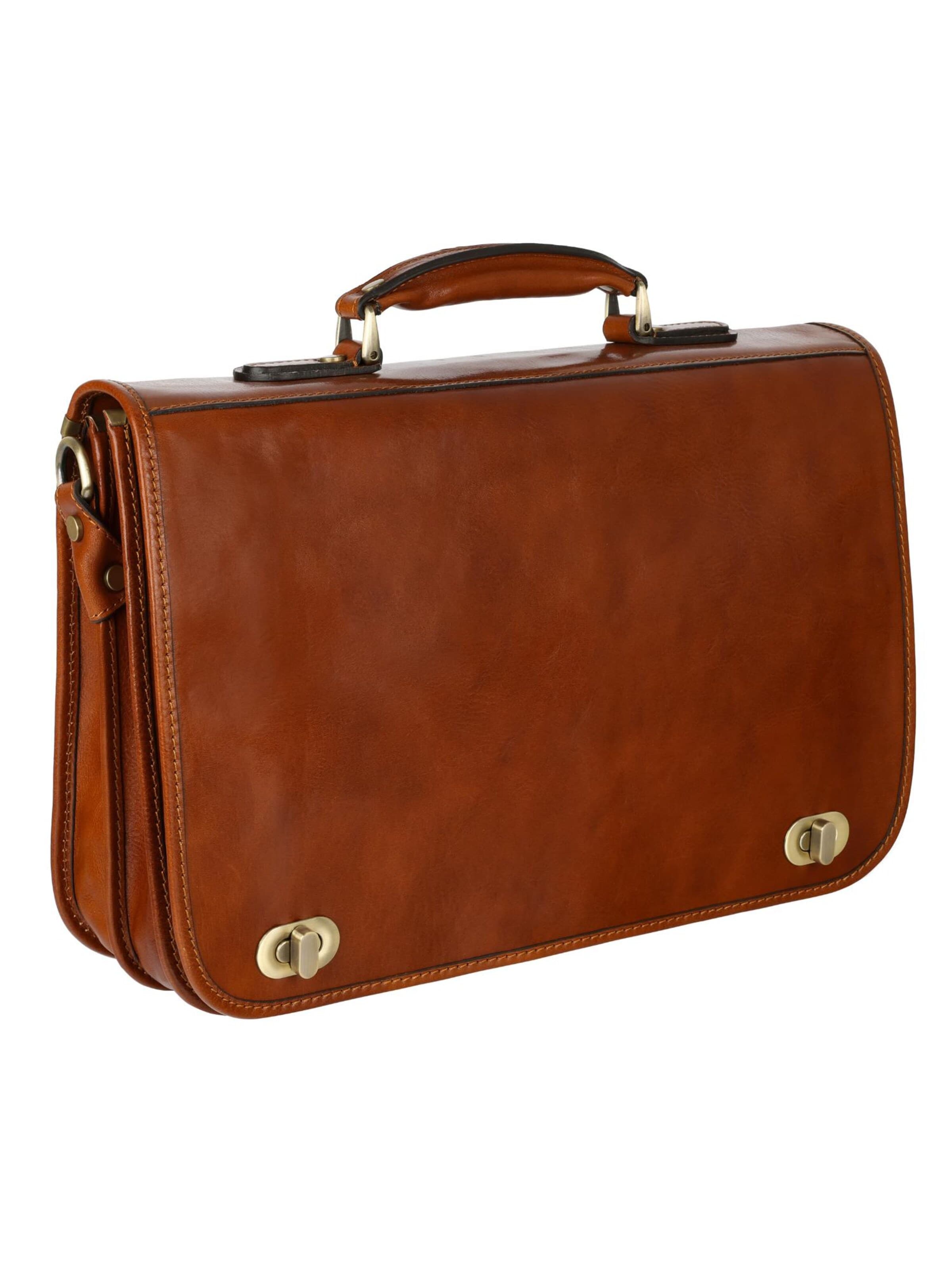 Time Resistance Briefcase 'Illusions' in Brown