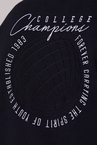 CAMP DAVID College Blouson mit Label-Applikationen in Blau