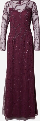 Papell Studio Evening Dress in Purple: front