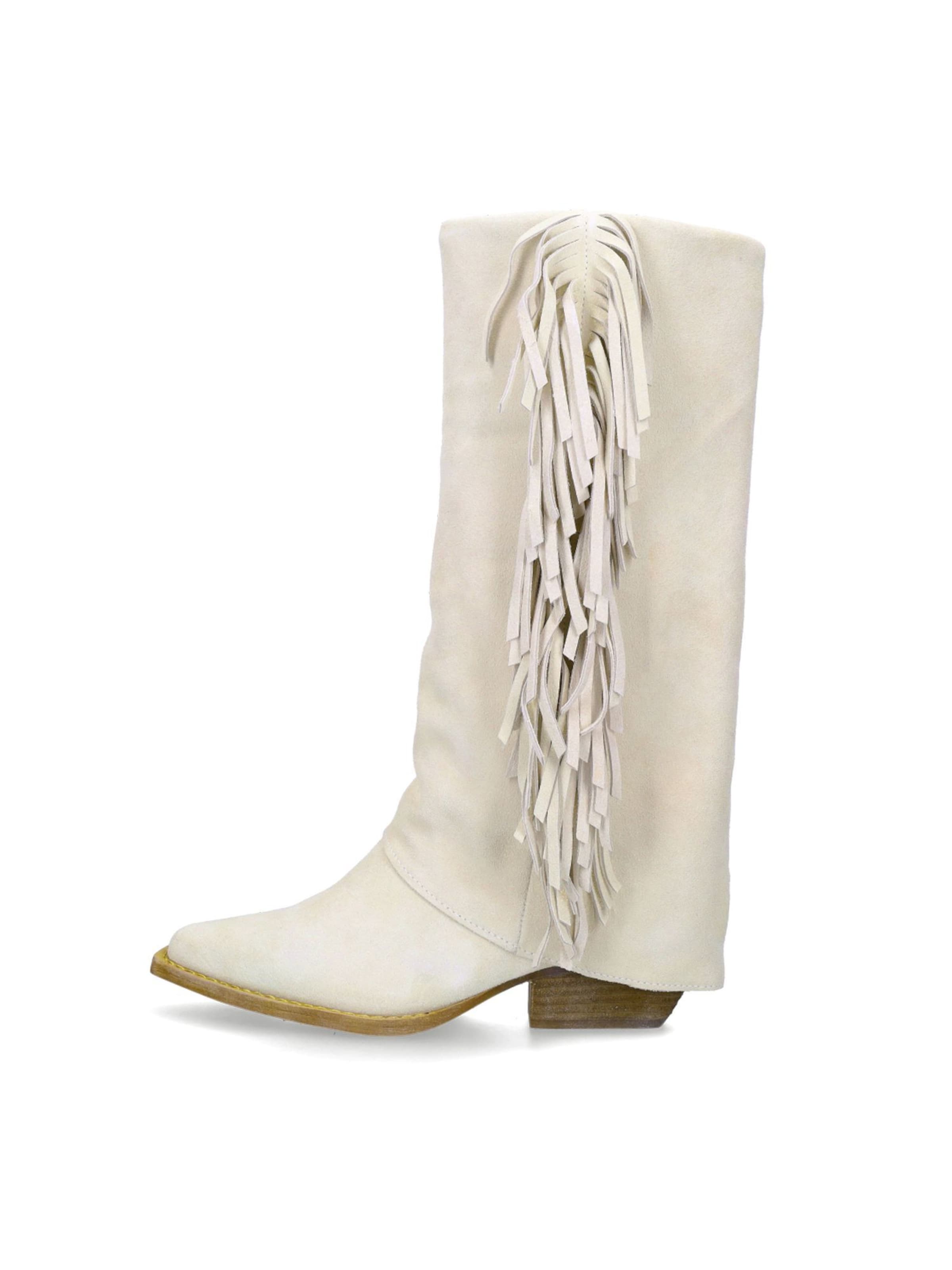 Bottes MANFIELD en blanc
