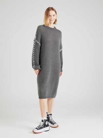 VILA Knit dress 'Choca New' in Grey: front