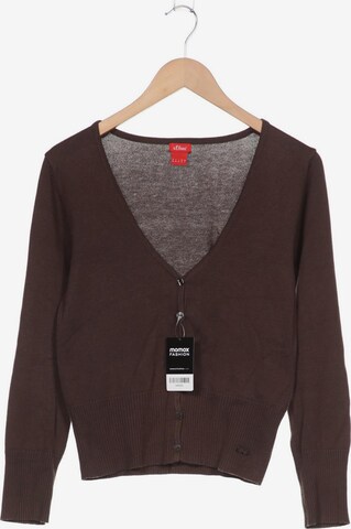 s.Oliver Sweater & Cardigan in M in Brown: front