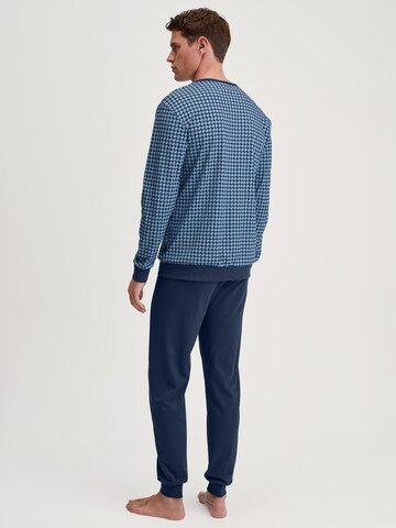 CALIDA Pajamas long 'Relax Streamline' in Blue