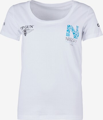 TOP GUN T-Shirt  ' NB20116 ' in Weiß: predná strana