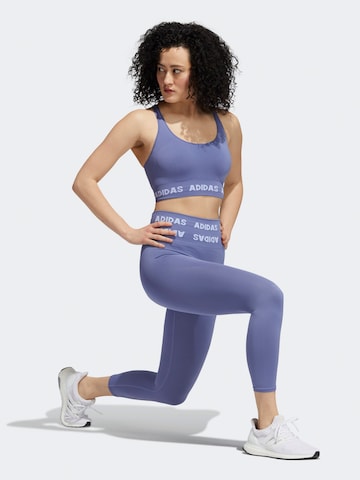 ADIDAS SPORTSWEAR Skinny Sporthose in Lila