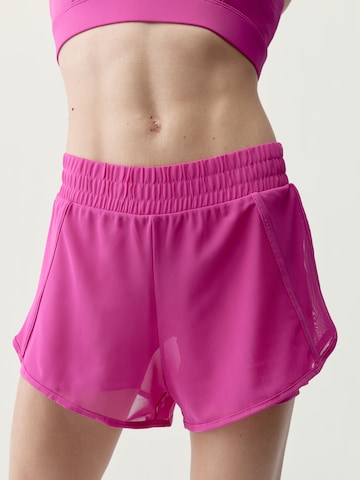 Born Living Yoga Slim fit Sports trousers 'Padma 2.0' in Pink: front