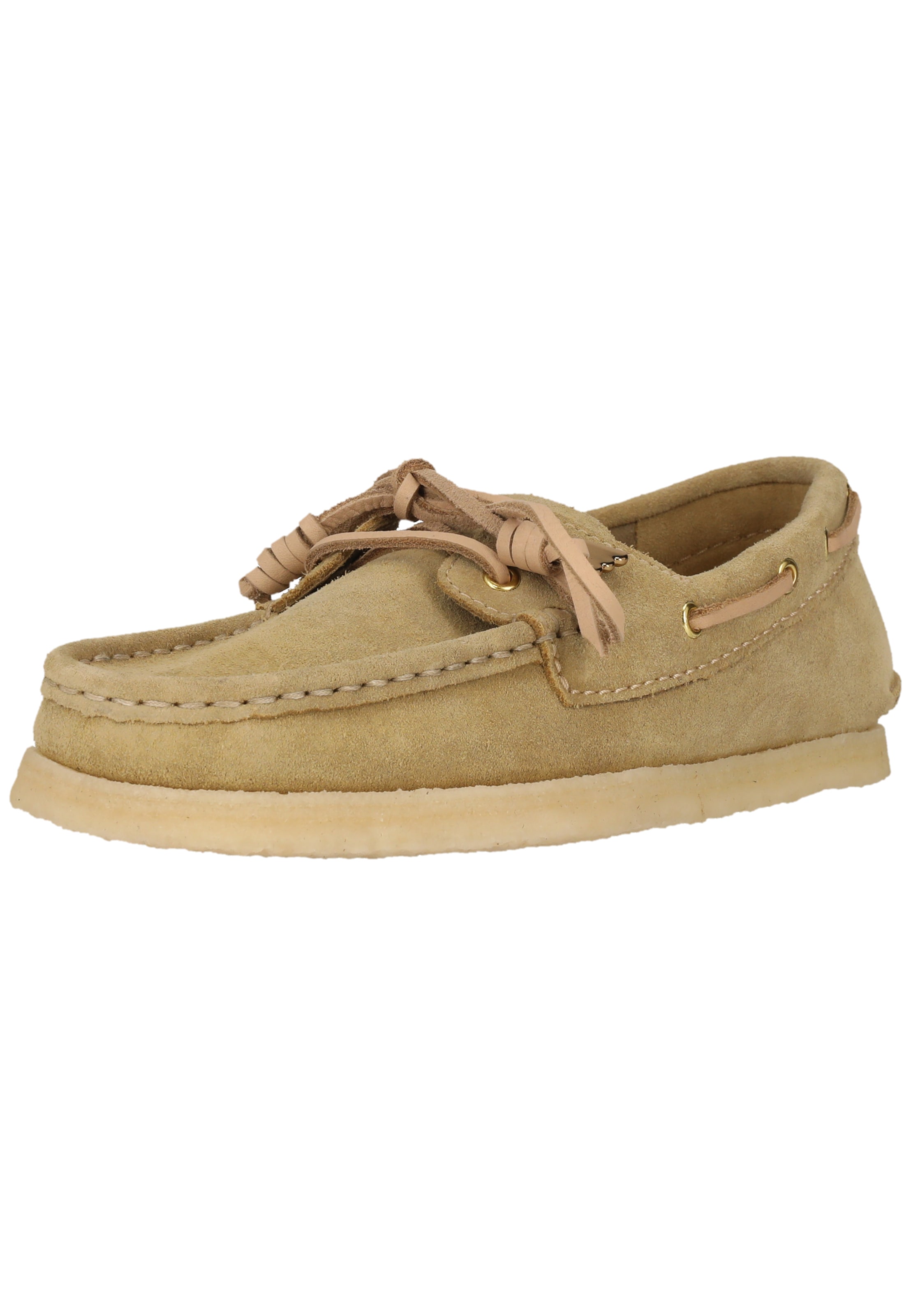 CLARKS Lace-up shoe 'Godney Boat' in Brown: front