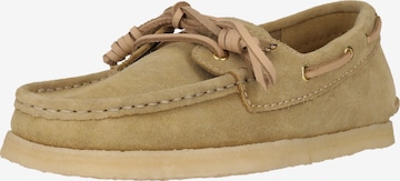 CLARKS Schnürschuhe 'Godney Boat' in Braun: Vorderseite