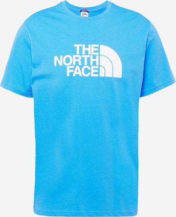 THE NORTH FACE Regular fit Тениска в синьо: отпред