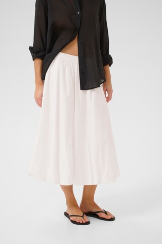 Jupe 'Sunna' My Essential Wardrobe en blanc : devant