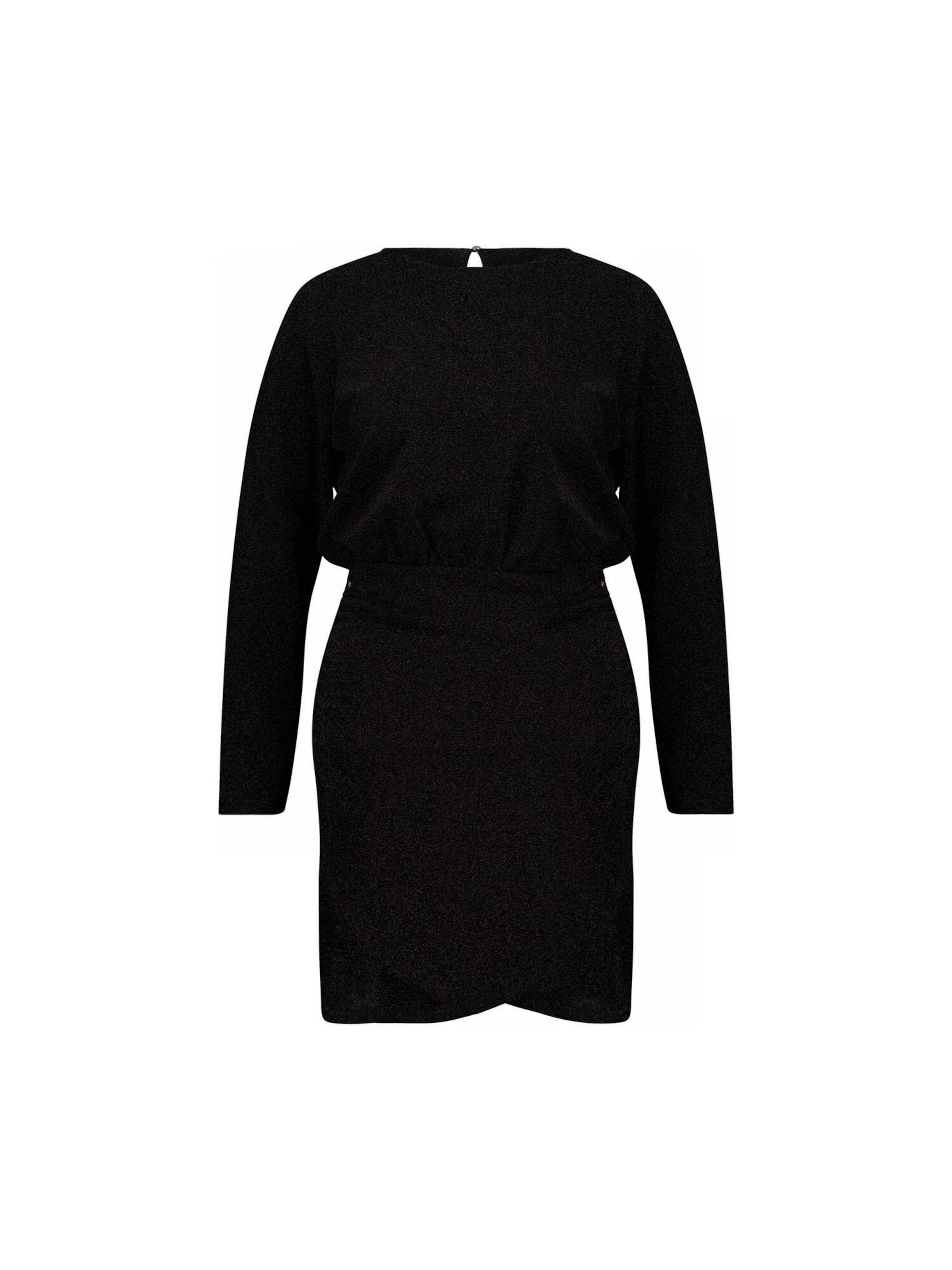 Deeluxe Jurk in Zwart: voorkant