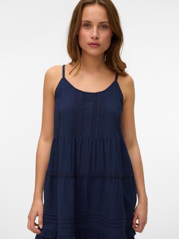 VERO MODA Jurk 'VMPretty' in Blauw