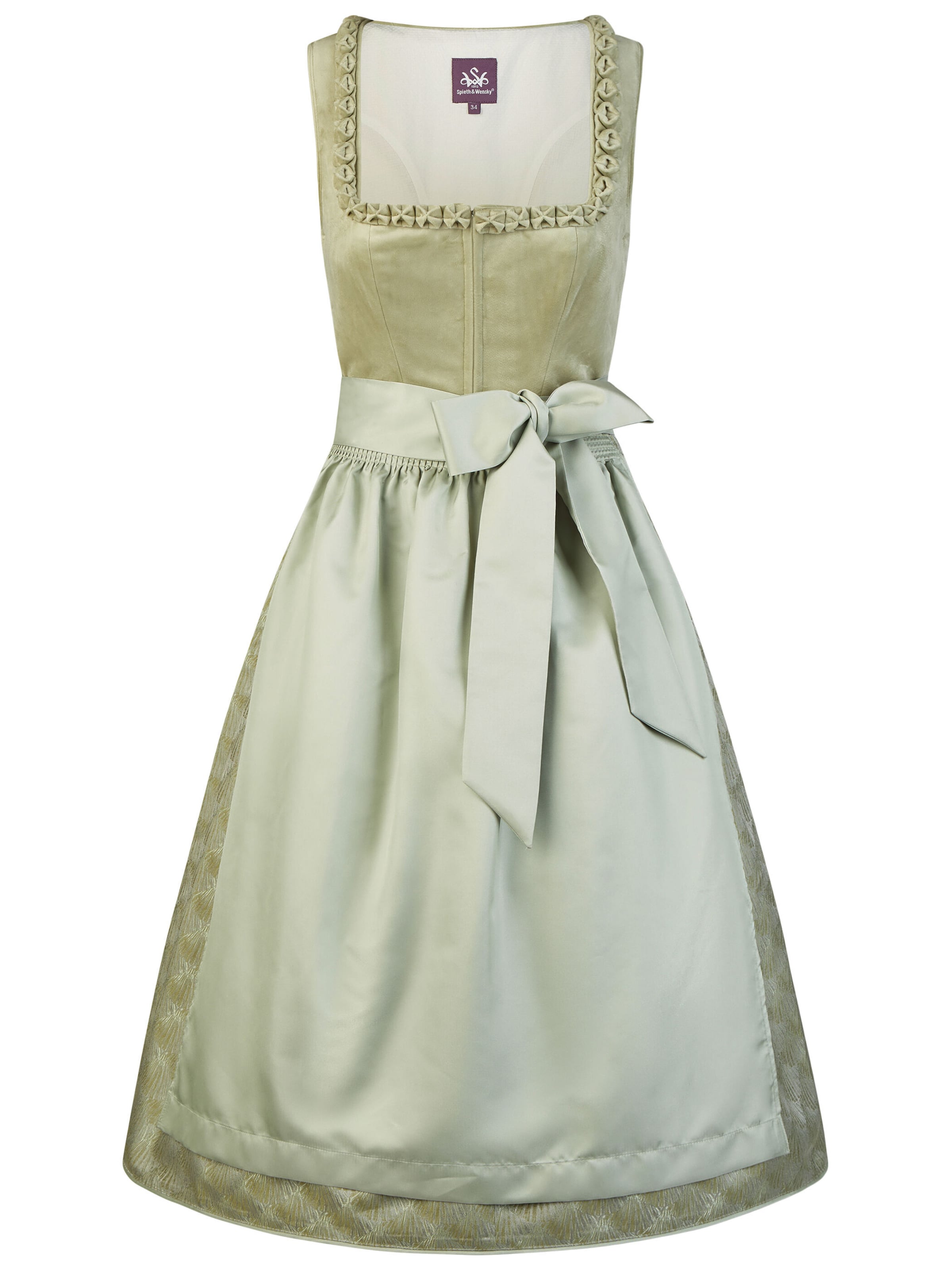Dirndl 'Hecken' SPIETH & WENSKY en vert : devant