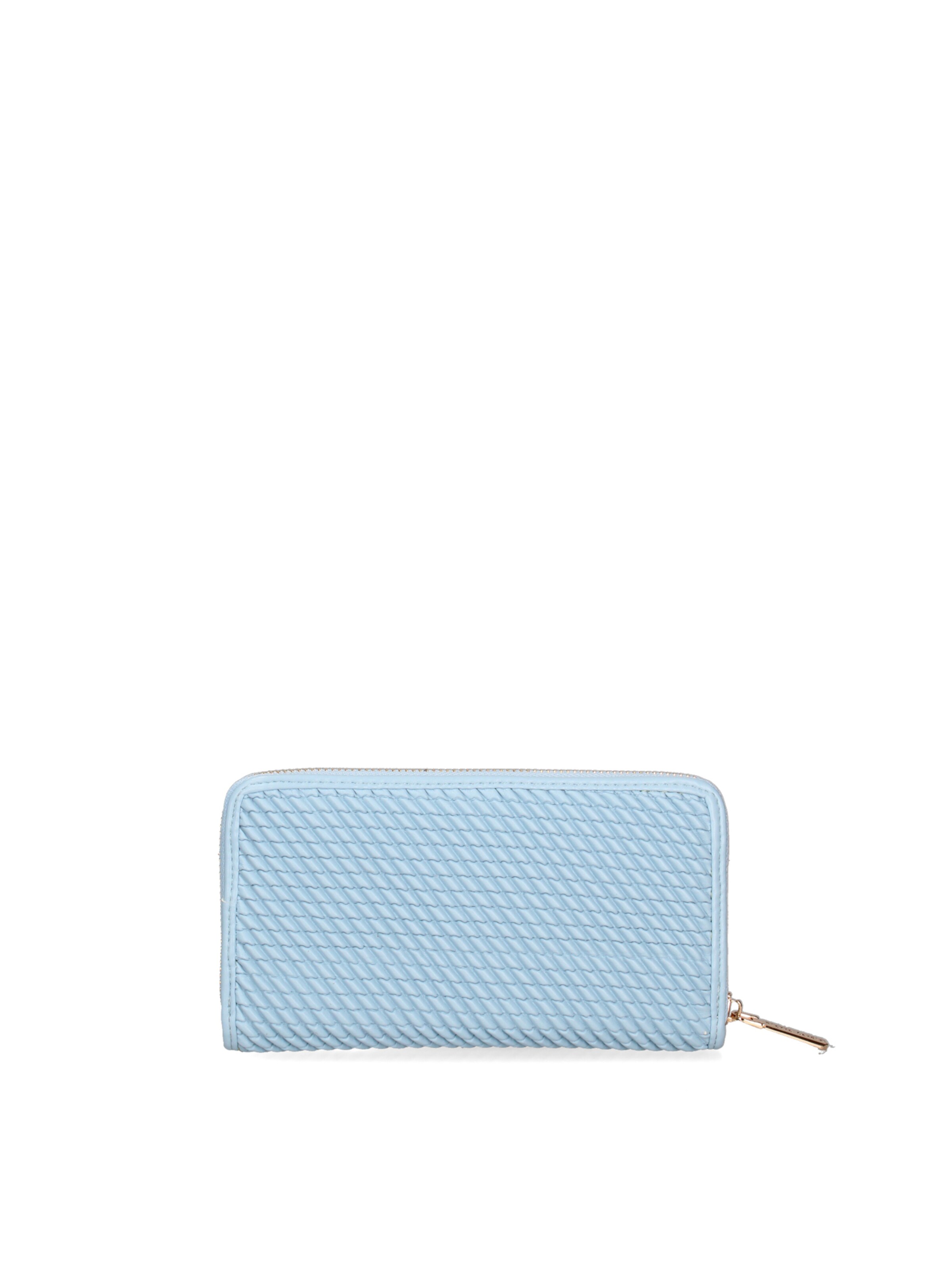 PIERRE CARDIN Wallet in Blue: front