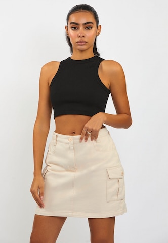 FRESHLIONS Minirock 'Pina' in Beige: Vorderseite