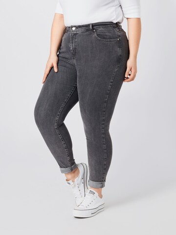 Levi's® Plus Skinny Jeans '721 PL Hi Rise Skinny' in Grau: predná strana