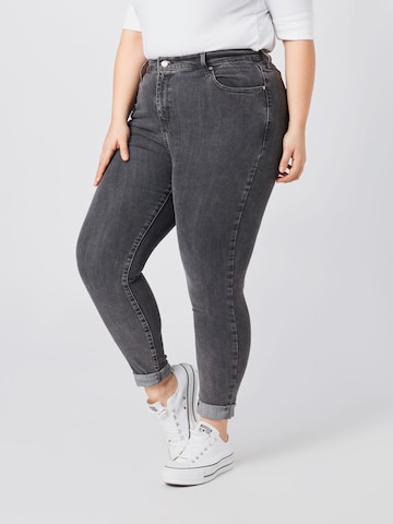 Levi's® Plus Skinny Jeans '721 PL Hi Rise Skinny' in Grey: front