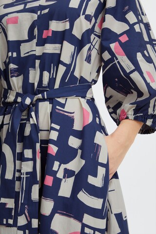 PULZ Jeans Shirt dress 'Frankie' in Blue