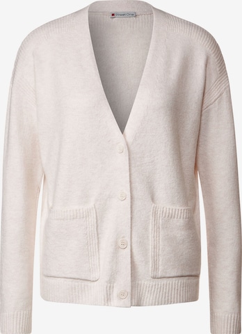 Cardigan STREET ONE en beige : devant