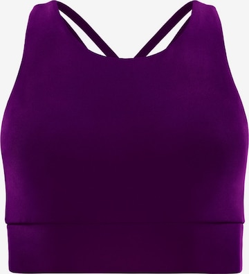 Winshape Bustier Urheilurintaliivit ' SB103C ' värissä lila: etupuoli