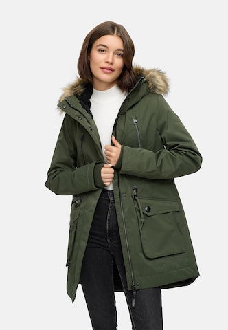 Parka d’hiver 'Ellsa Youmodo' Ragwear en vert : devant